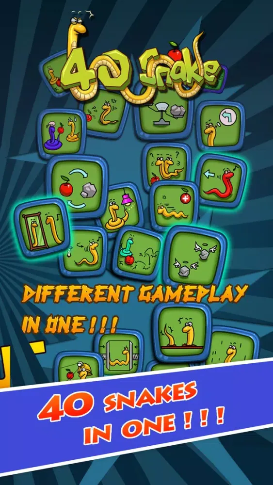 Snake All-in-One - 40 classic snake gamebox Screenshots