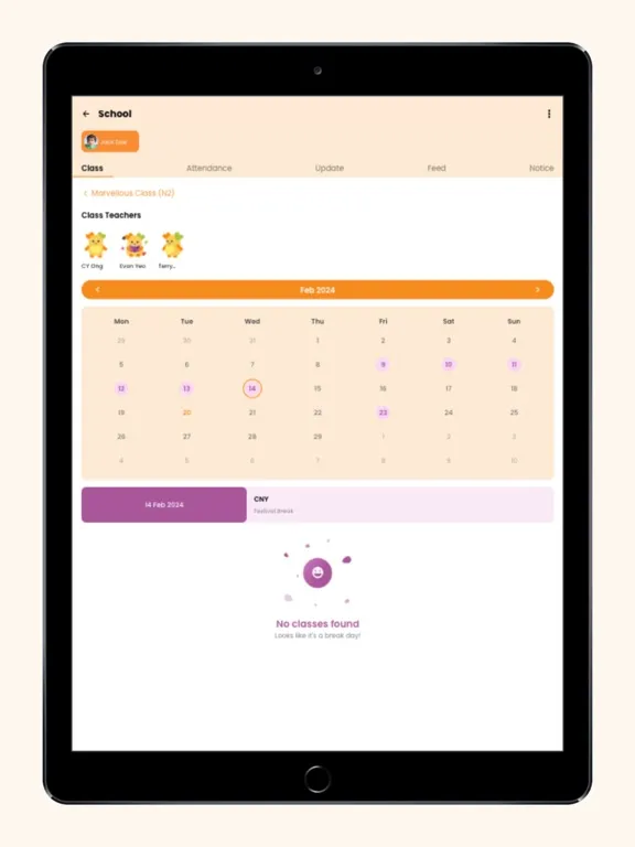 Joyous School iPad  स्क्रीनशॉट
