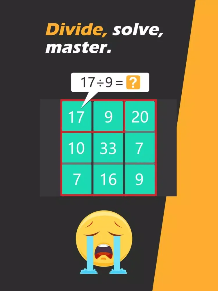 Ảnh chụp màn hình của Divide Numbers iPad 