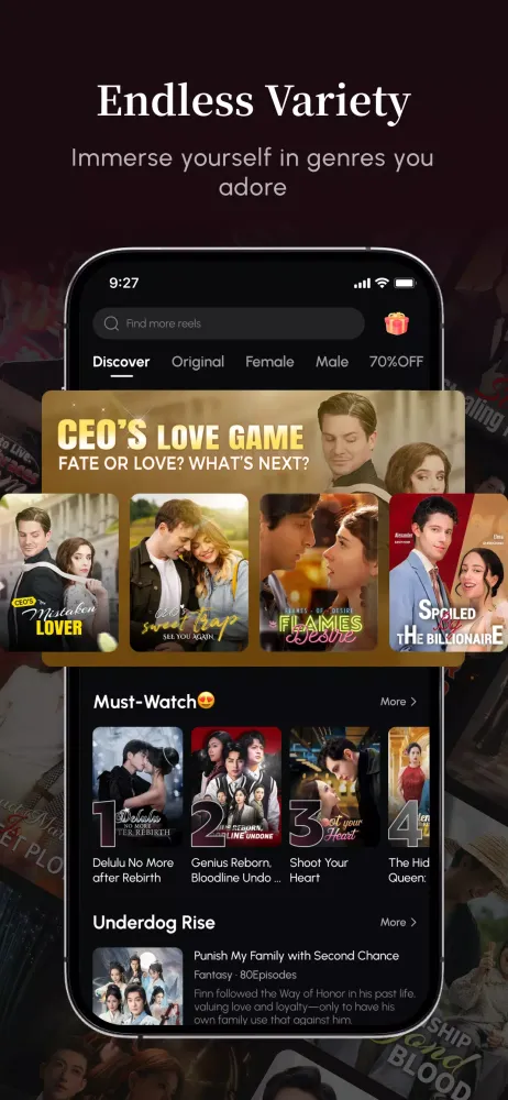 JoyReels سکرین شاٹس