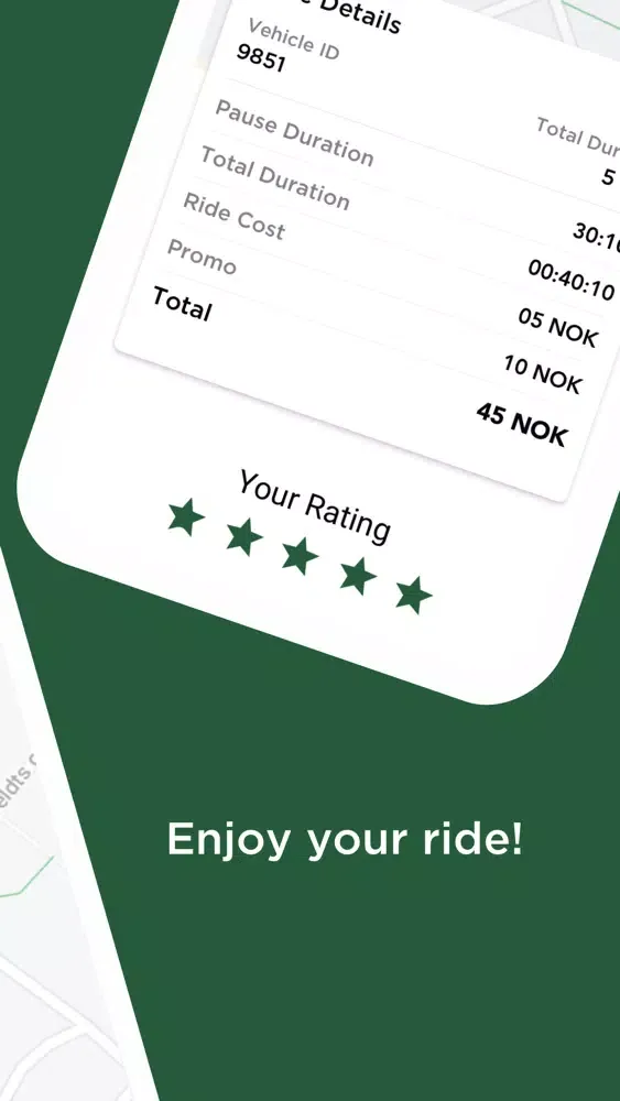 Capturas de tela do GreenSpeed City Mobility