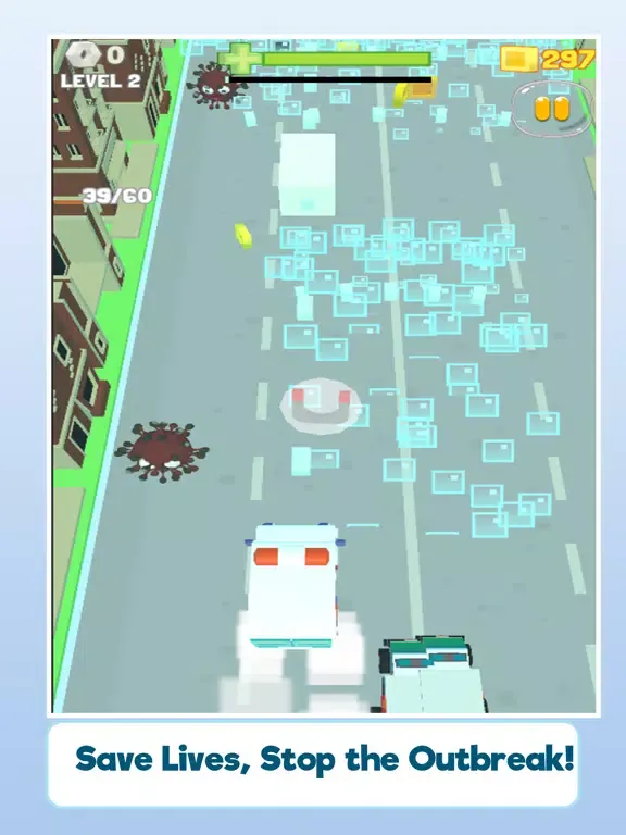 Ambulance Biowar -Kill Virus iPad  Screenshots