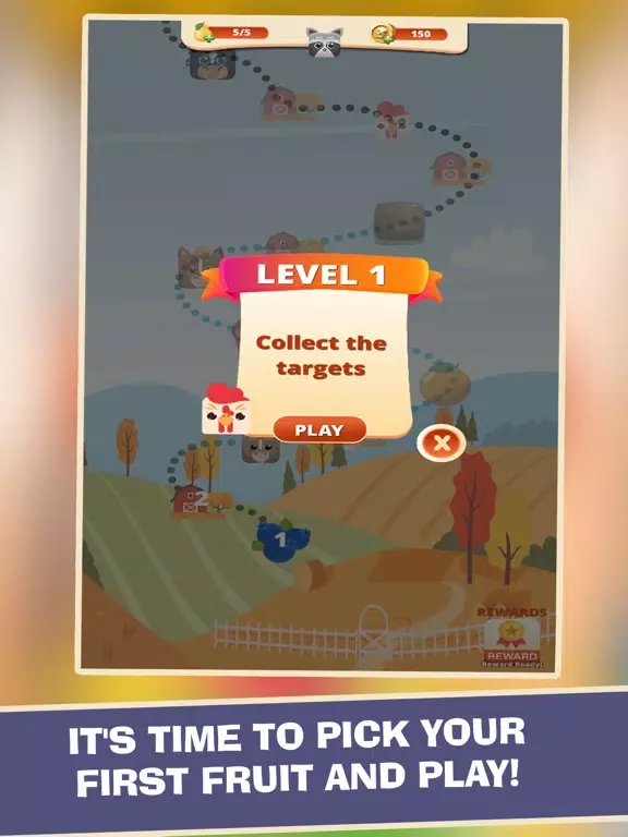 Farm Fruit Puzzle iPad  Screenshots