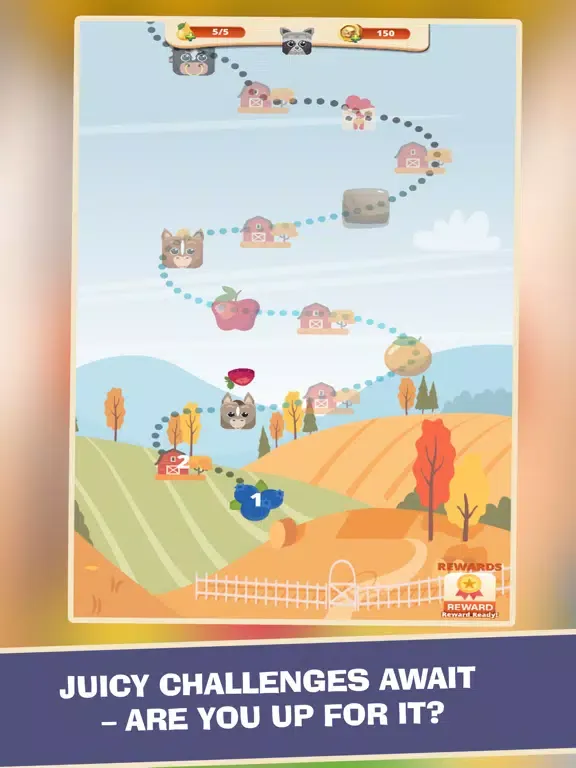 Farm Fruit Puzzle iPad  Screenshots