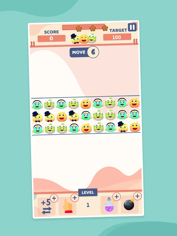 Скриншоты Mood Crush Match-3 iPad 