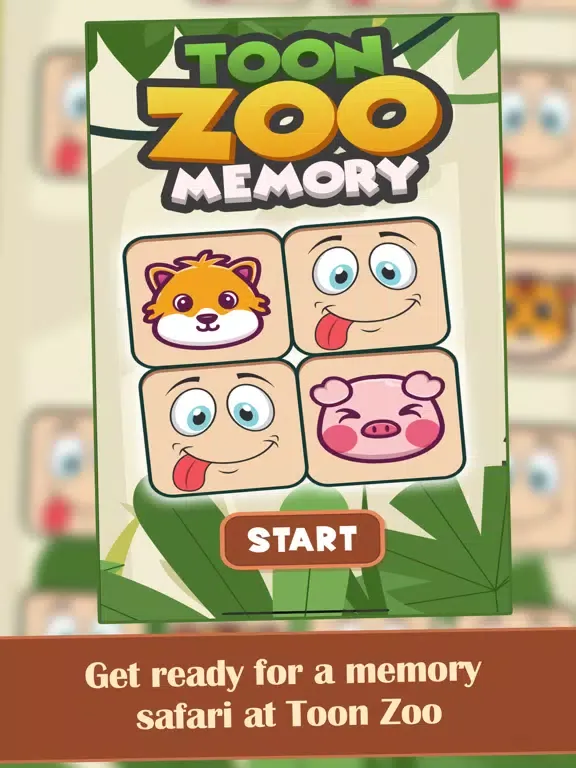 Tangkapan skrin Toon Zoo Memory iPad 