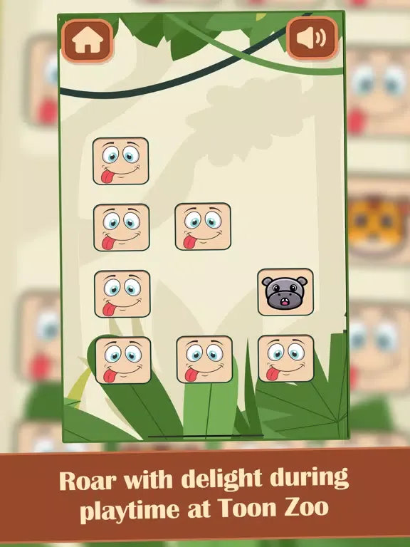 Tangkapan skrin Toon Zoo Memory iPad 