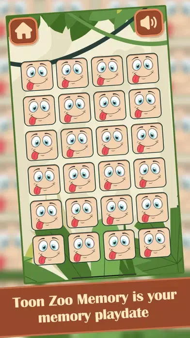 Tangkapan skrin Toon Zoo Memory