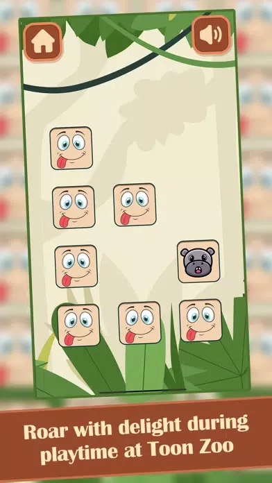 Tangkapan skrin Toon Zoo Memory