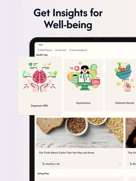 Capturas de tela do Daily Health - Healthy Routine iPad 
