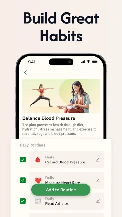 Capturas de tela do Daily Health - Healthy Routine