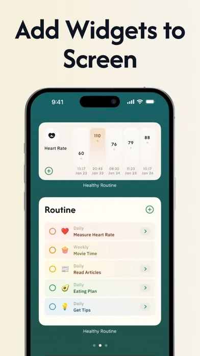Capturas de tela do Daily Health - Healthy Routine