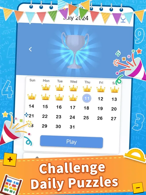 Cross Math - Math Game iPad  Screenshots