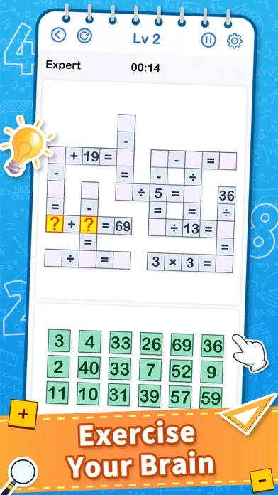 Cross Math - Math Game Screenshots