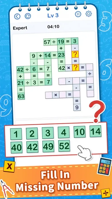 Cross Math - Math Game Screenshots