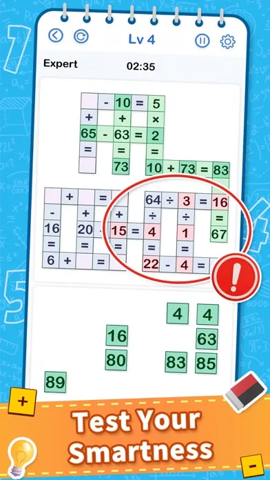 Cross Math - Math Game Screenshots