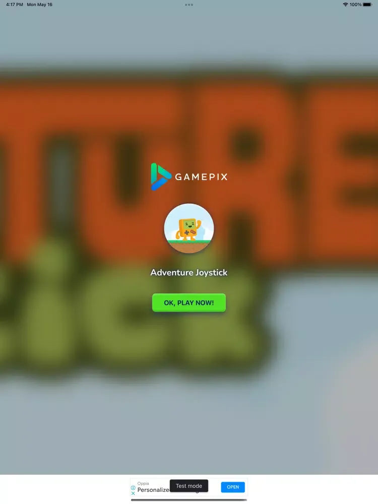 Zrzuty ekranu Joystick Adventure Game e iPad 