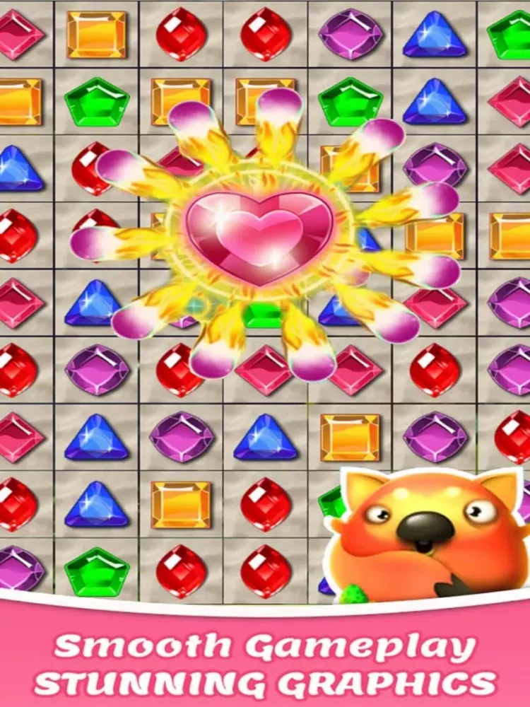 Ảnh chụp màn hình của Jewels Temple Match 3 iPad 