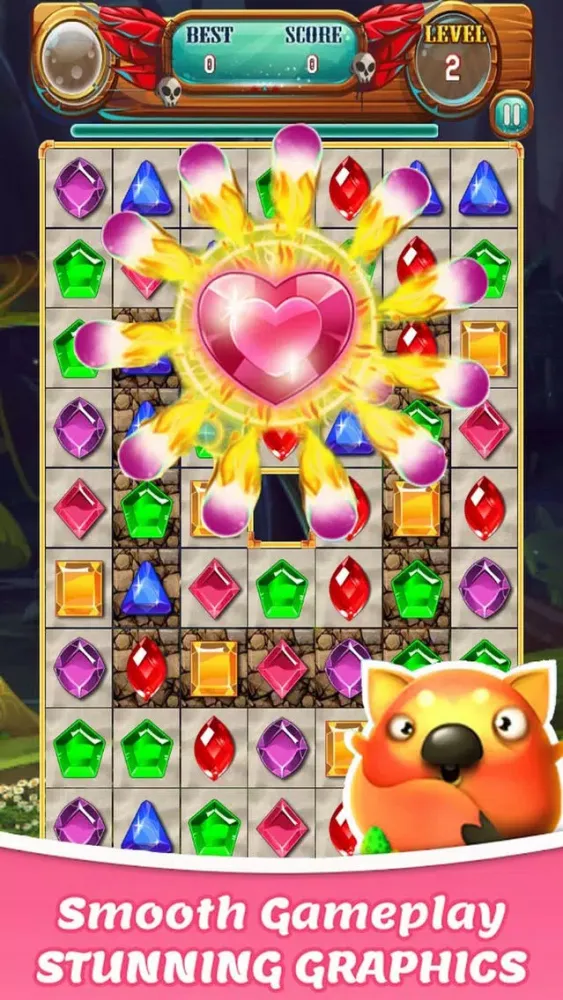 Ảnh chụp màn hình của Jewels Temple Match 3