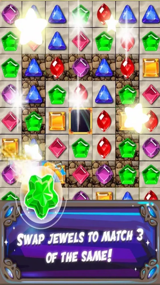 Capturas de tela do The World Gems Lost - Match 3