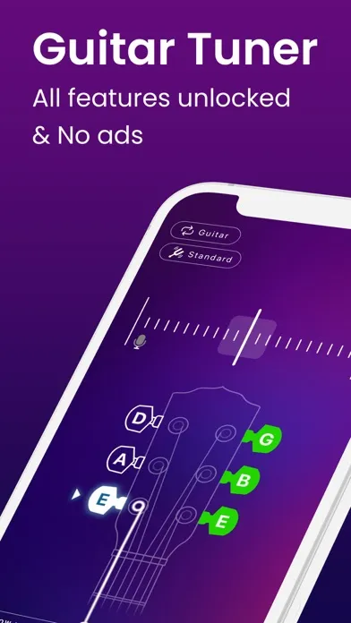 Screenshot di Guitar Tuner - Simply Tune