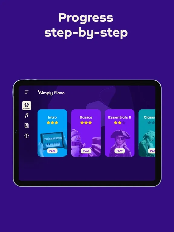 Zrzuty ekranu Simply Piano: Learn Piano Fast iPad 