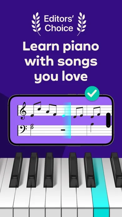 Zrzuty ekranu Simply Piano: Learn Piano Fast