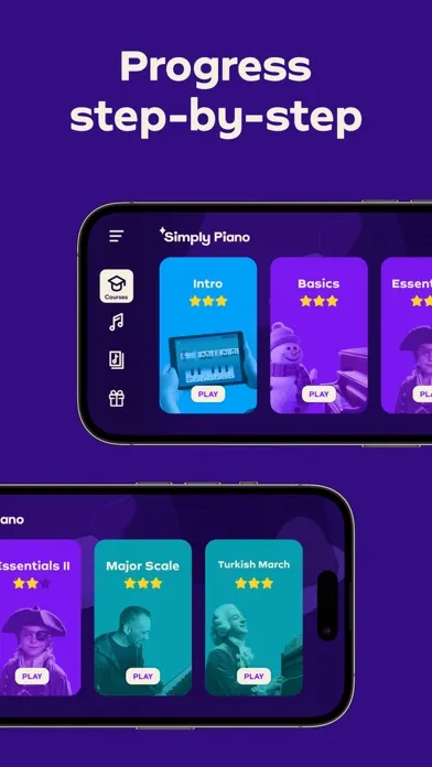 Zrzuty ekranu Simply Piano: Learn Piano Fast