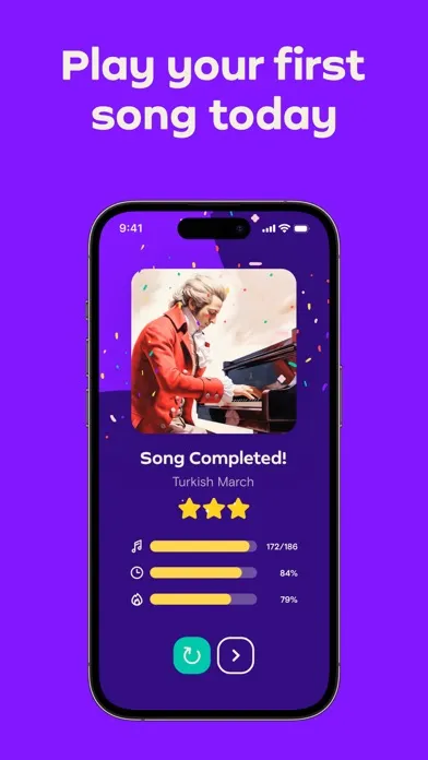 Zrzuty ekranu Simply Piano: Learn Piano Fast
