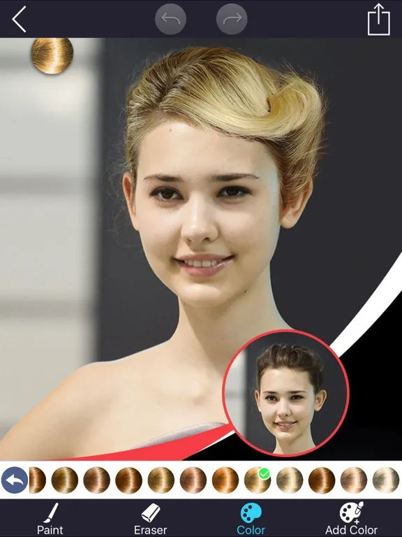 Скриншоты Hair Styles - Haircuts Color Makeover Salon Booth iPad 