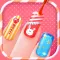 Nail Salon Booth - Princess Girls Color Makeup