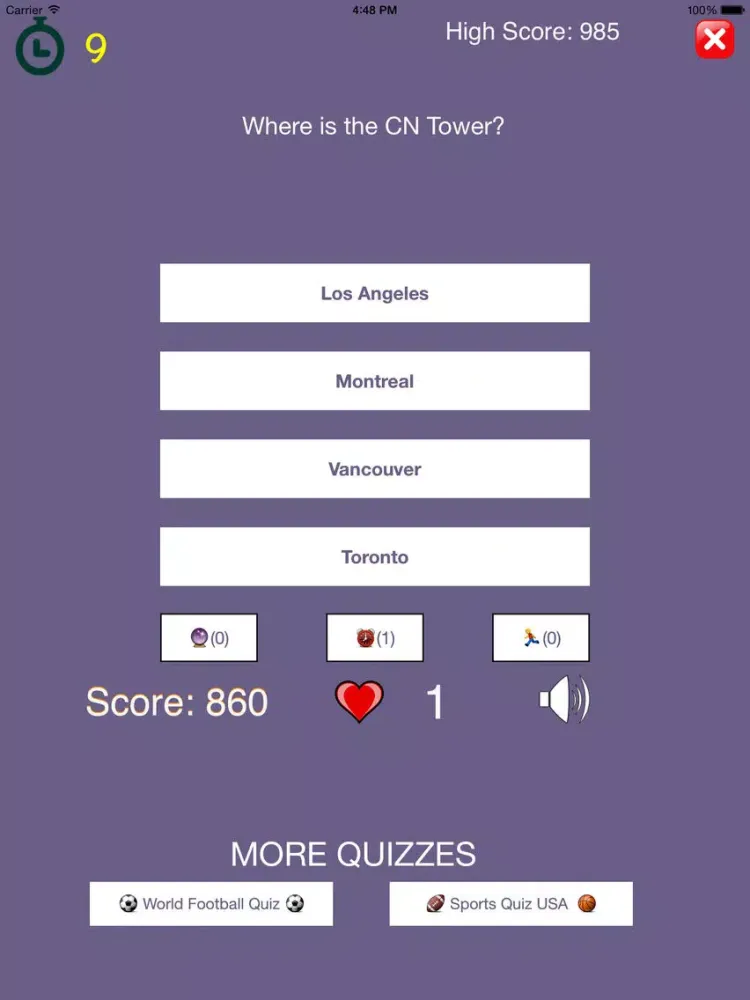 Capturas de tela do The Quiz - General Knowledge Trivia iPad 