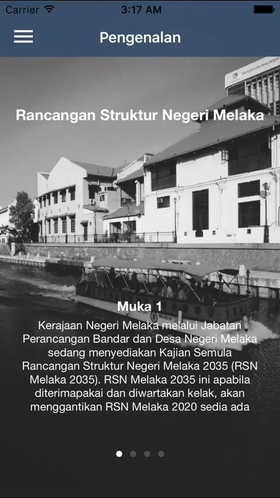 Capturas de tela do MELAKA 2035