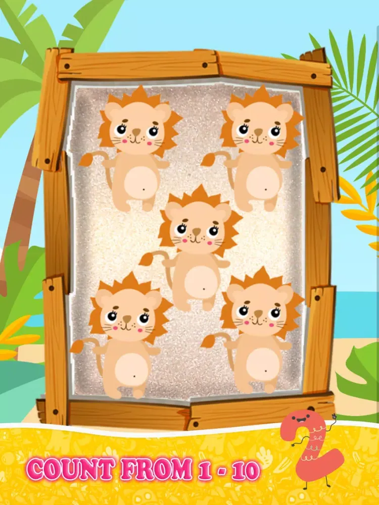 Capturas de tela do Mr Monkey Spelling Number iPad 