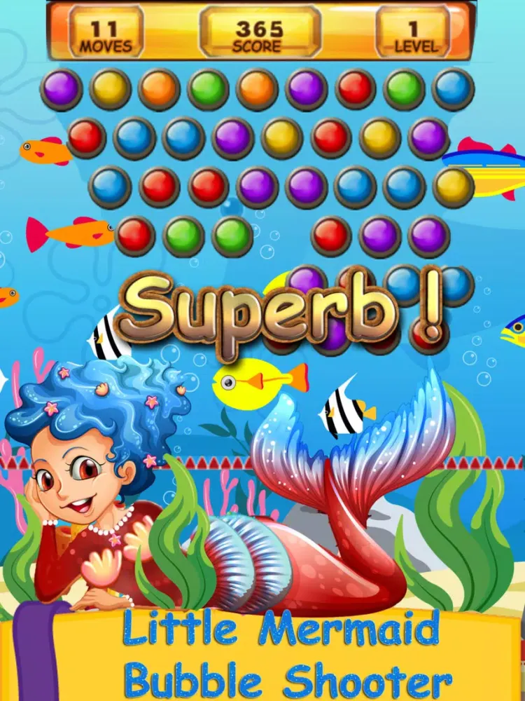 Captures d'écran de Underwater Bubble Shooter iPad 