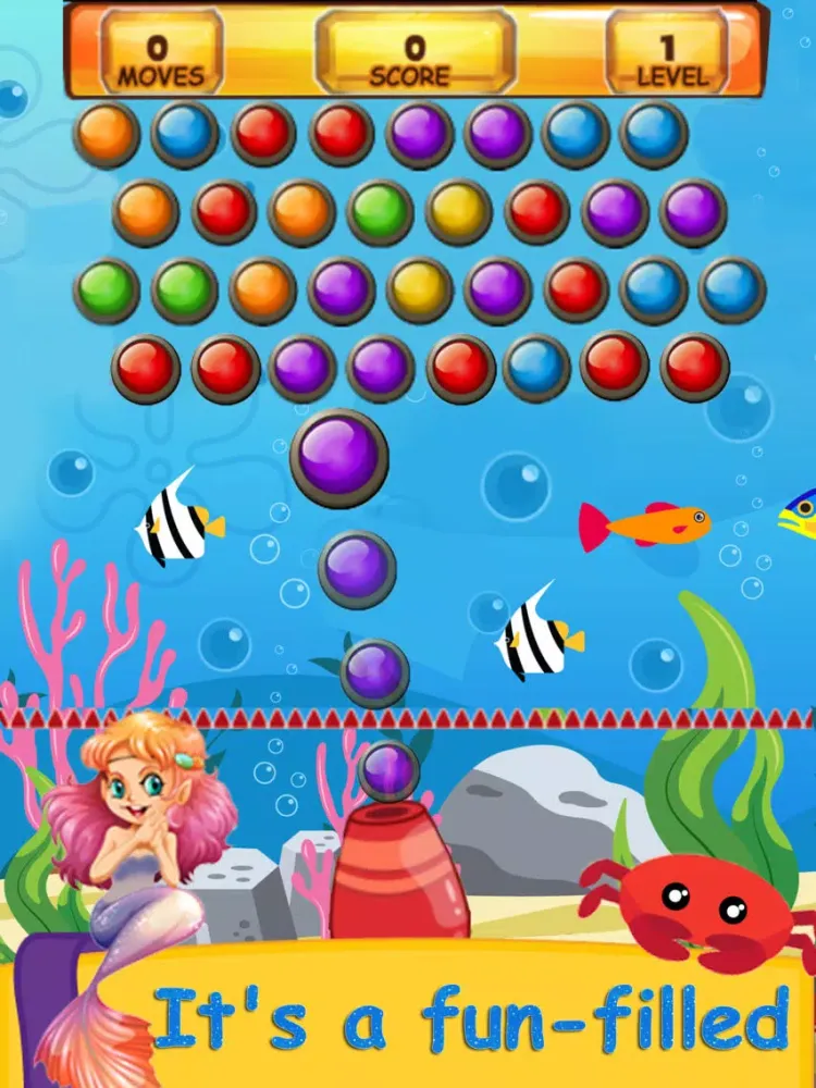 Captures d'écran de Underwater Bubble Shooter iPad 
