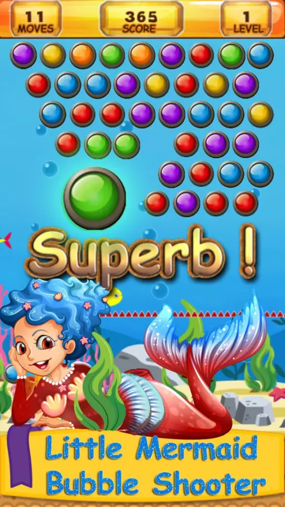Captures d'écran de Underwater Bubble Shooter