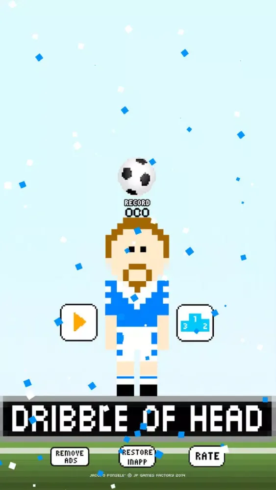Capturas de tela do Dribble of Head . Endless Soccer