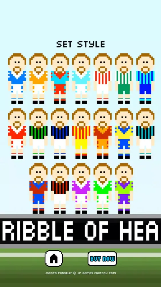 Capturas de tela do Dribble of Head . Endless Soccer