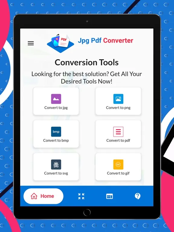 Jpg Pdf Converter iPad  Screenshots