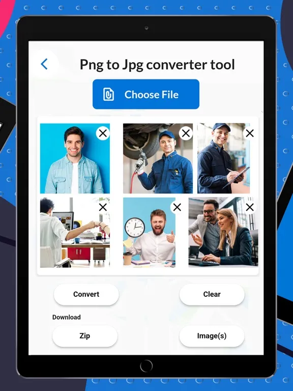 Jpg Pdf Converter iPad  Screenshots