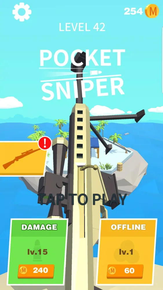 Capturas de tela do Pocket Sniper!