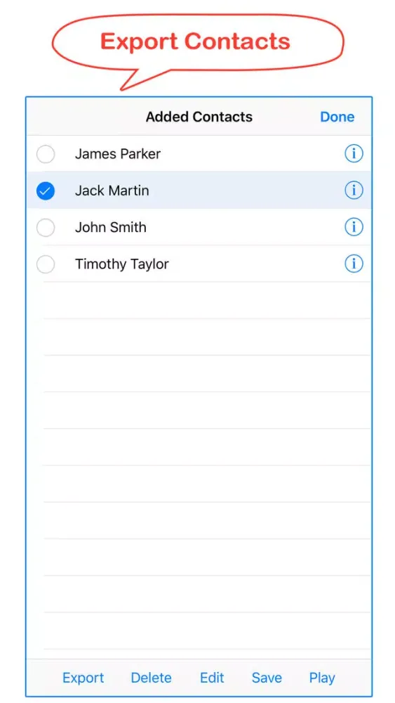 Voice to Contacts Screenshots
