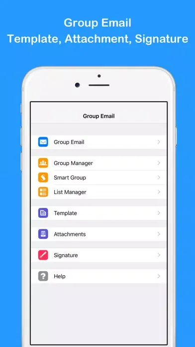 Ảnh chụp màn hình của Group Email Pro