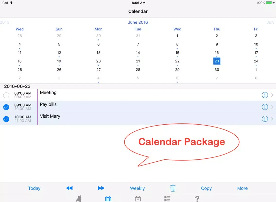 Captures d'écran de Snooze: Calendar + Reminder iPad 