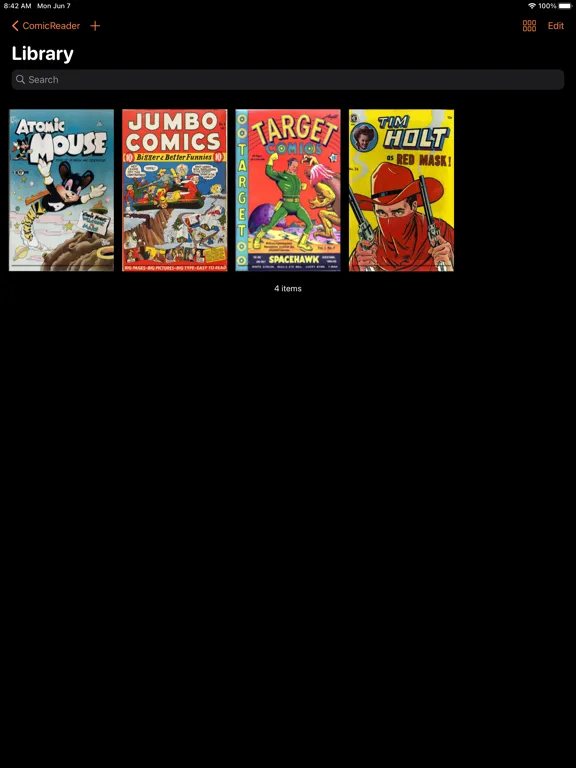 ComicReader - Read your comics iPad 应用截图