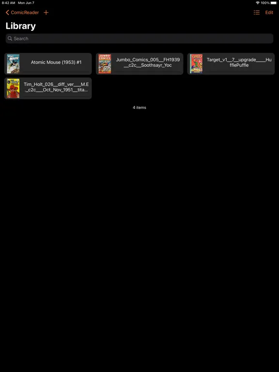 ComicReader - Read your comics iPad 应用截图