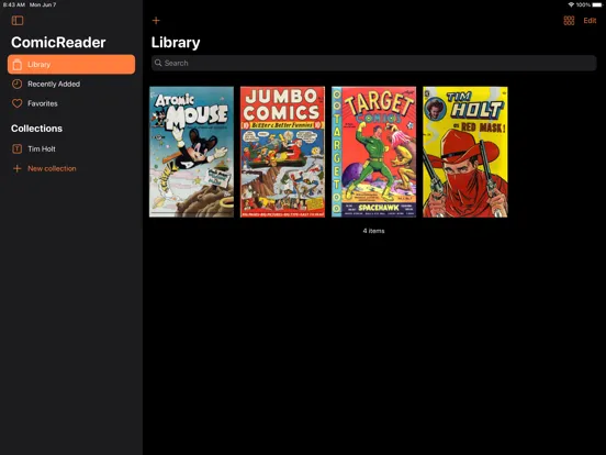 ComicReader - Read your comics iPad 应用截图