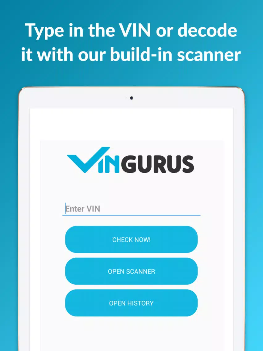 VINGURUS VIN check and decoder iPad  スクリーンショット