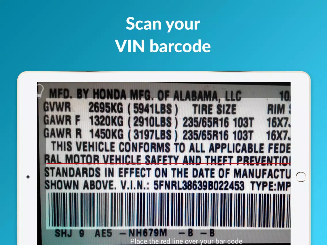 VINGURUS VIN check and decoder iPad  スクリーンショット
